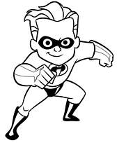 coloriage fleche le fils indestructible